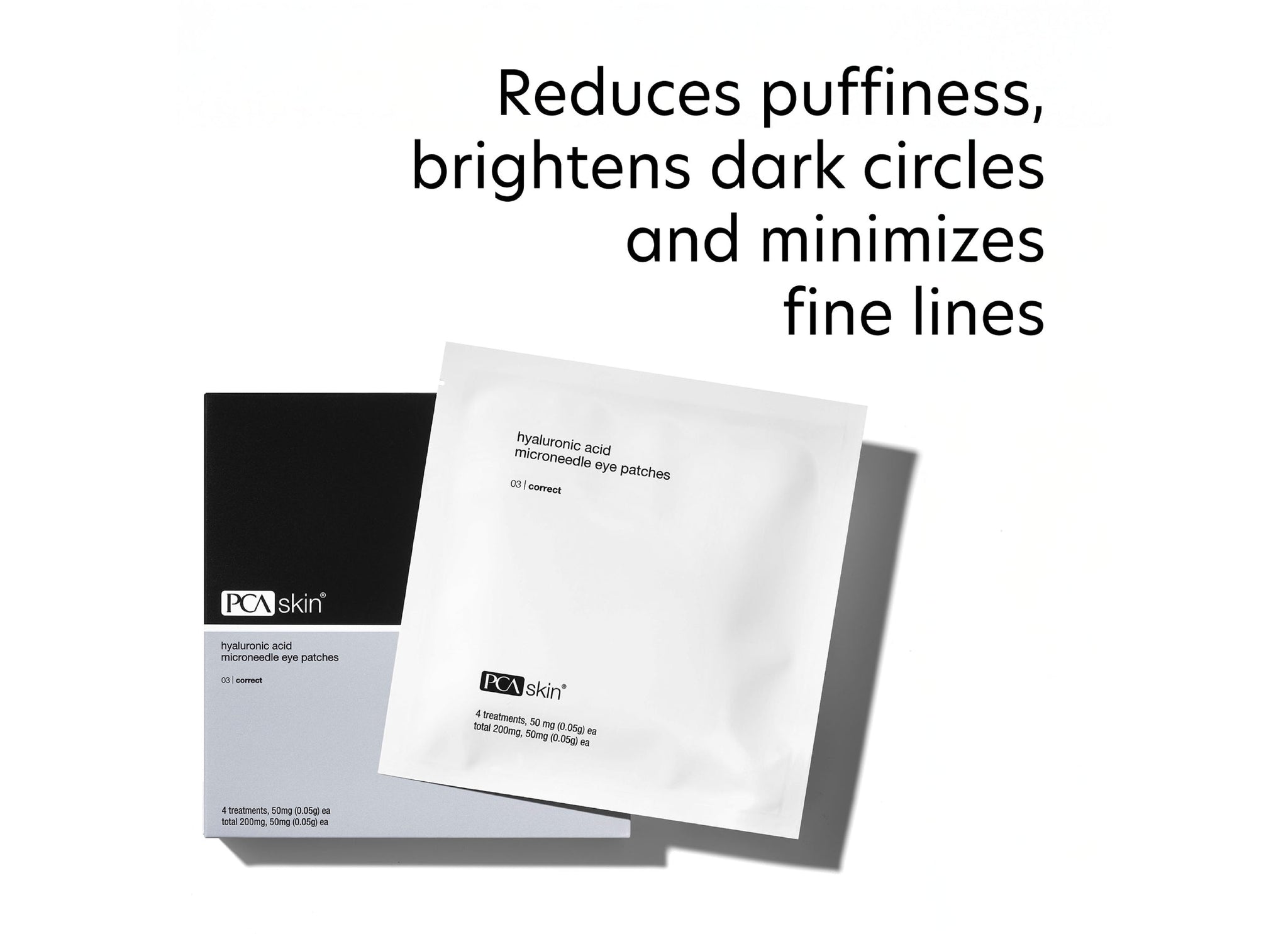 Hyaluronic Acid Microneedle Eye Patches
