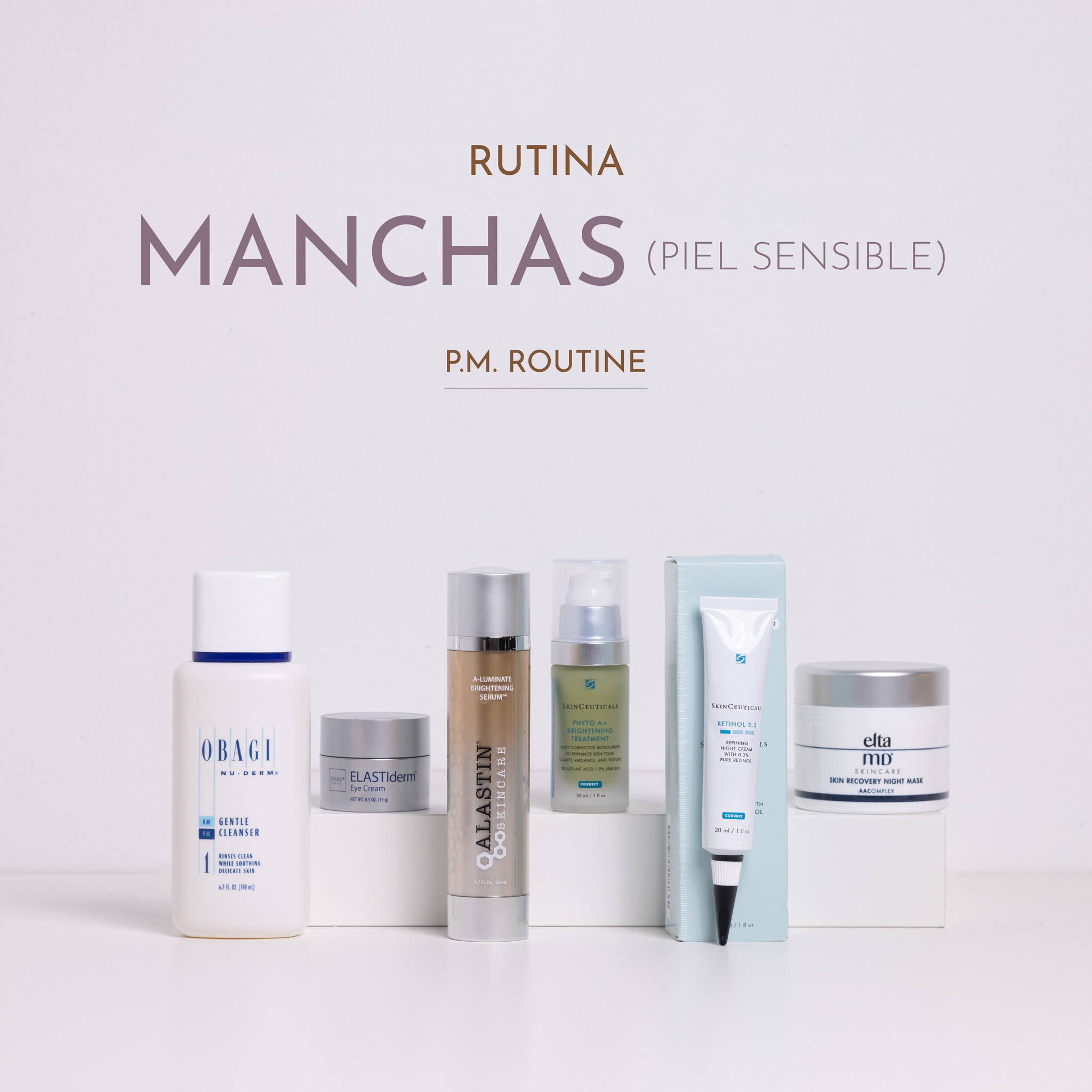 Rutina para Manchas (Piel Sensible)